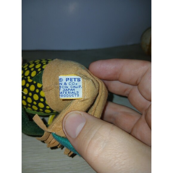 R. Dakin Dream Pets Calypso Joe Stuffed Animal Frog Sawdust Japan #1166 Vintage - Picture 4 of 13